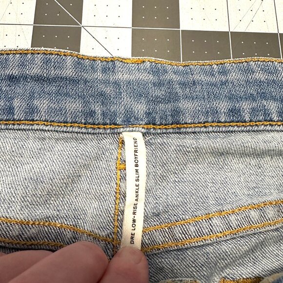 RAG & BONE Women's jeans, size 28, Dre Low-Rise Slim Boyfriend, light blue - Picture 11 of 15